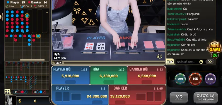 Cách Chơi Baccarat BigWin Livestream Tại B52 Club Dành Cho Người Đam Mê