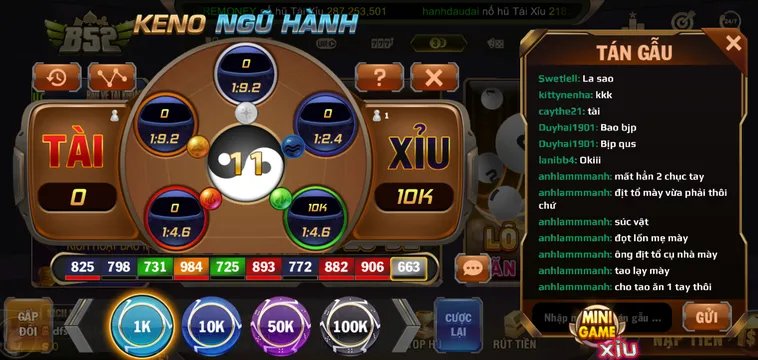 Keno Ngũ Hành Tại B52 Club Siêu Phẩm Giải Trí Với Lối Chơi Huyền Bí