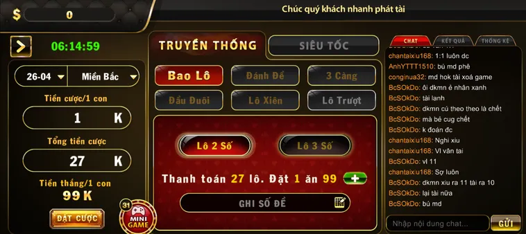 Lô Đề 1 Ăn 99 Tại B52 Club Thiên Đường Săn Số Với Tỷ Lệ Cao Nhất