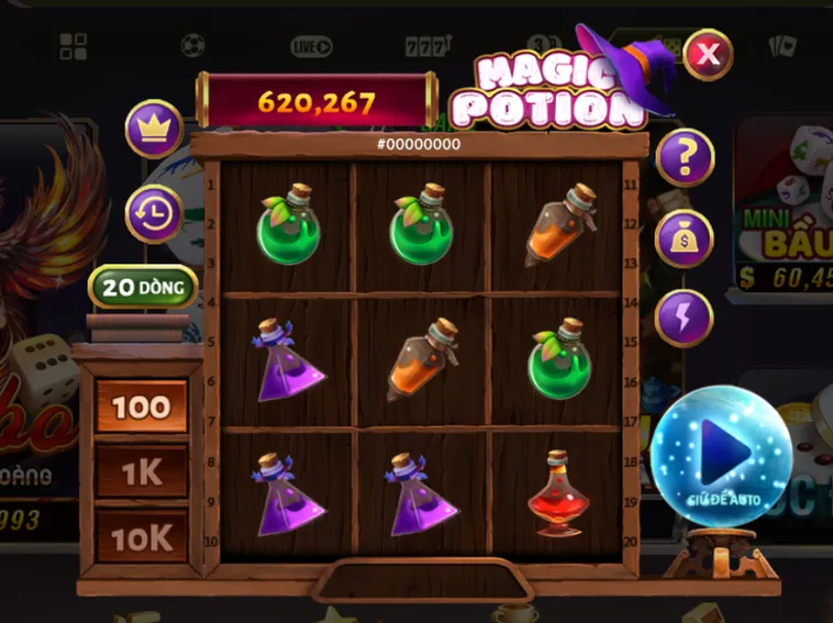 Minigame Magic Potion Tại B52 Club Siêu Phẩm Săn Jackpot Giá Trị Khủng Nhất