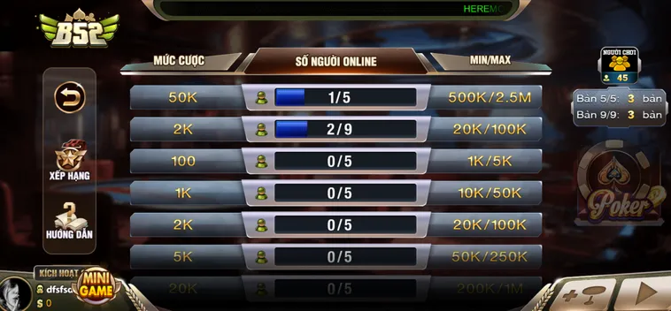 Poker Tại B52 Club Sân Chơi Đấu Trí Đẳng Cấp Cho Các Cao Thủ Huyền Thoại