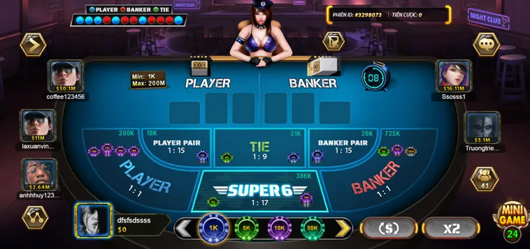 Super Baccarat 6 Tại B52 Club Đấu Trường Bài Cào Đẳng Cấp Hàng Đầu Hiện Nay