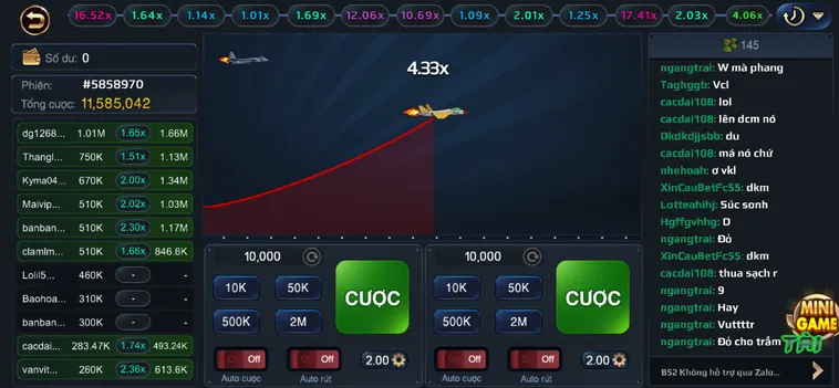 Trải Nghiệm Siêu Phẩm Minigame Tiêm Kích F35 Tại B52 Club Với Tỷ Lệ Thắng Khủng