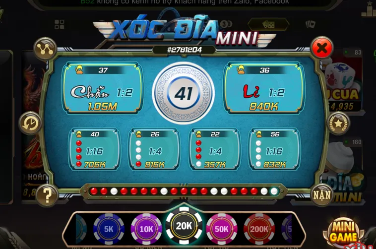 Trải Nghiệm Siêu Phẩm Minigame Xóc Dĩa Mini Tại B52 Club Thưởng Lớn Hàng Ngày